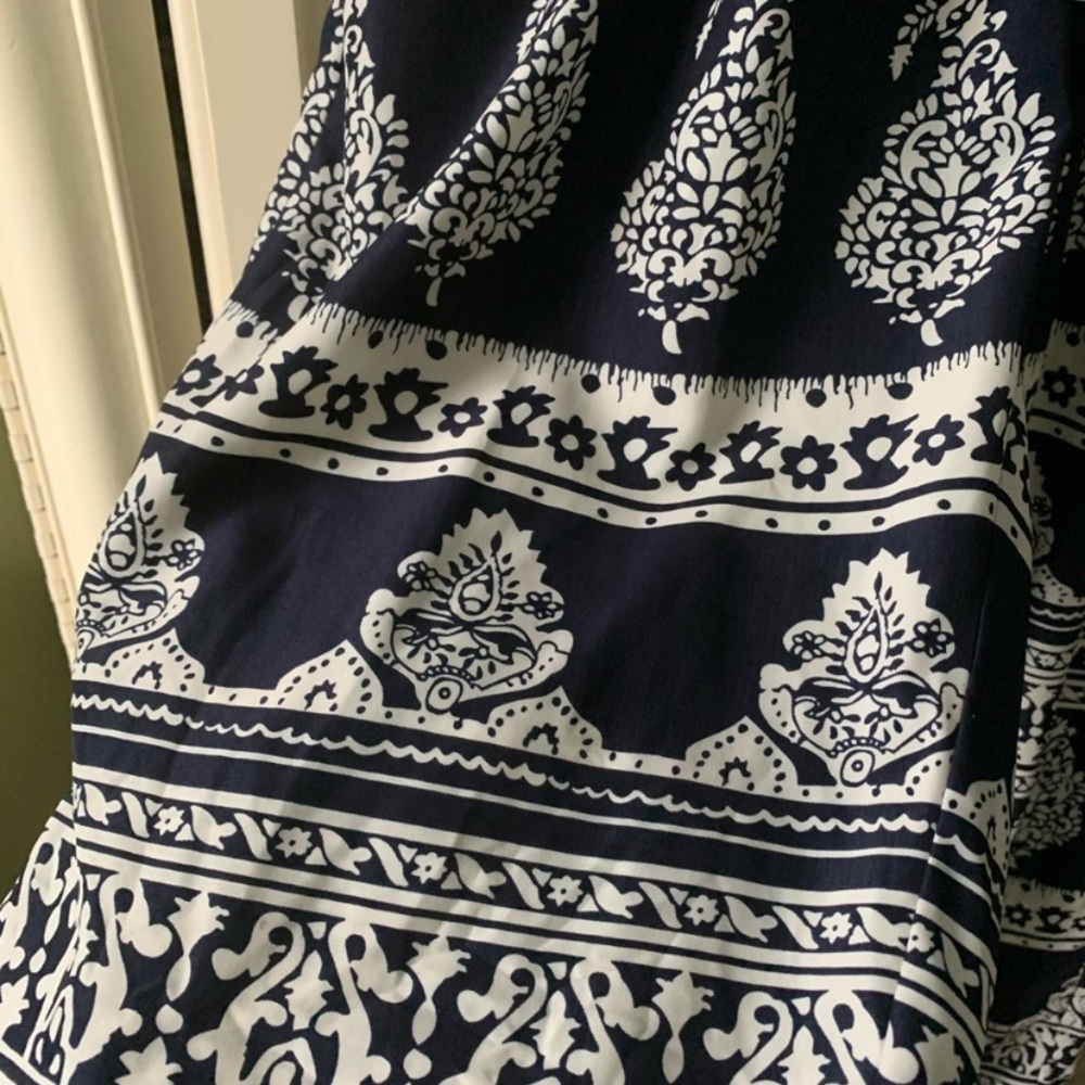 True Navy Pattern Jogger Pants - image 3